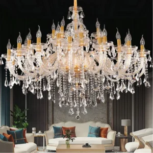 Affordable Large Crystal Chandelier 40 Lights