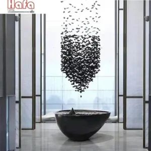 Large Staircase Stone Chandelier Modern