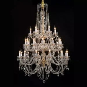 Extra Large Stair Crystal Chandelier 30 lights