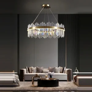 Modern Clear Crystal Round Chandelier Lighting