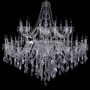 36 Lights Crystal Chandelier Lighting Diameter 120cm