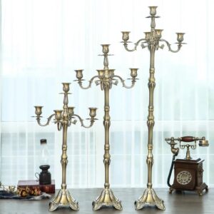 Floor Candle Holders Silver Candlestick Wedding