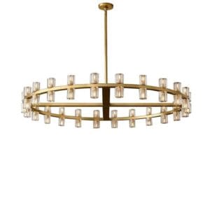 Brass Crystal Chandelier Luxury Hanging Lamps