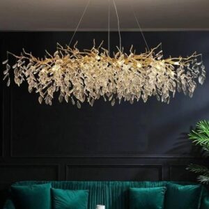 Branch Crystal Chandelier Lighting Fixture Modern Tree
