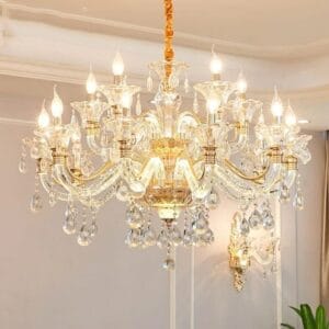 Living Room Candle Crystal Chandelier Lighting