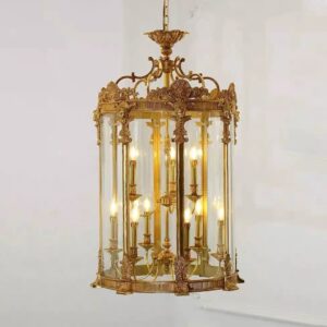 French Copper Chandelier European Lighting