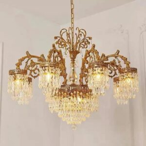 Victorian Solid Brass Chandelier Pendant European