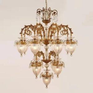 Pendant Chandelier European Rococo Classic Luxury Light Large Customize