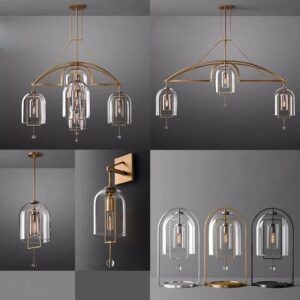 Modern Brass Chandelier For Living Room Vintage