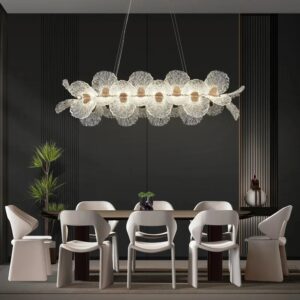 Flower Chandelier Light Home For Dining Room Living Room Indoor
