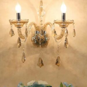 Decorative Crystal Wall Sconce Light Fixture Modern